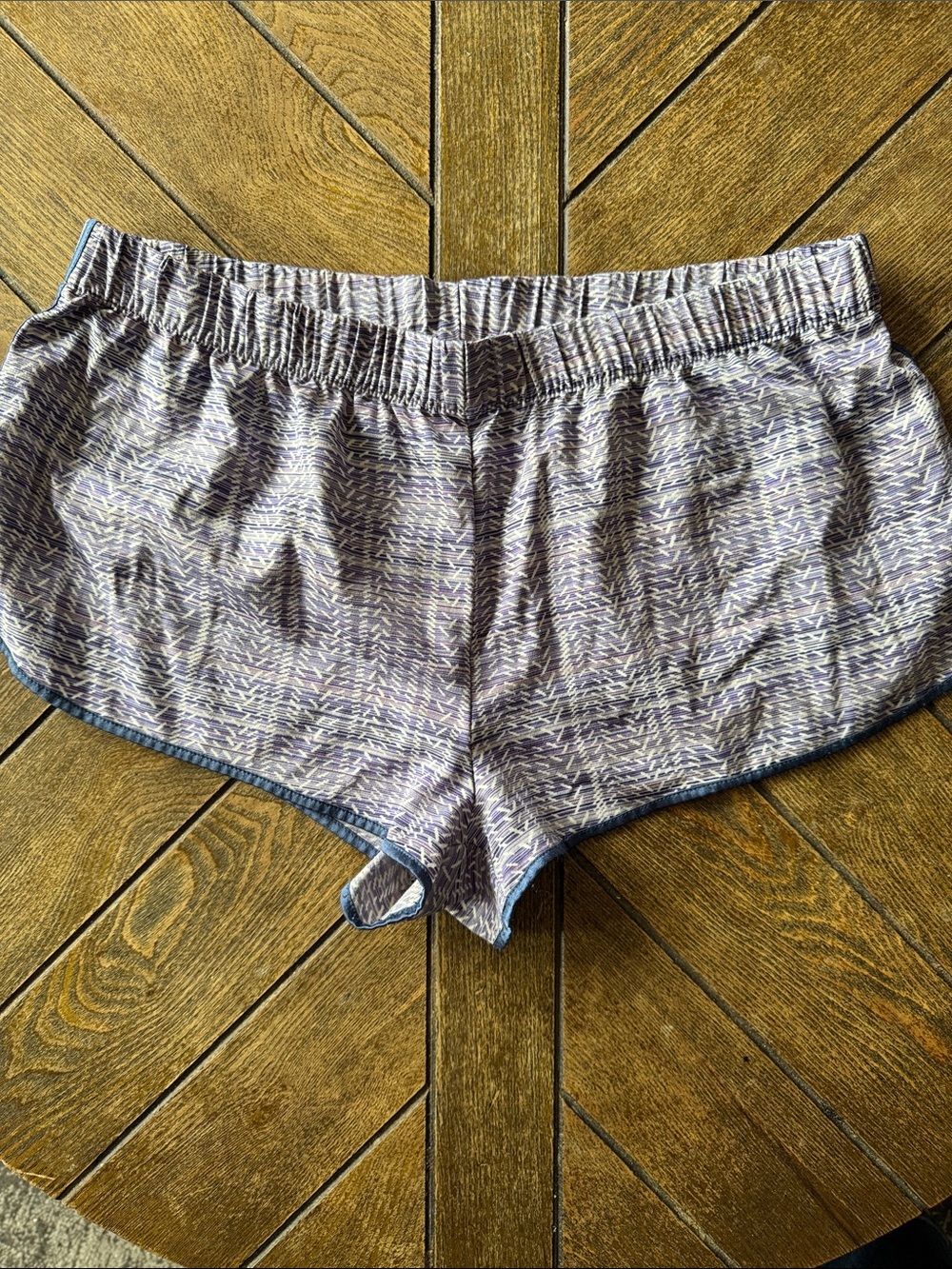 Victoria's Secret Purple and White Printed Sleep Shorts